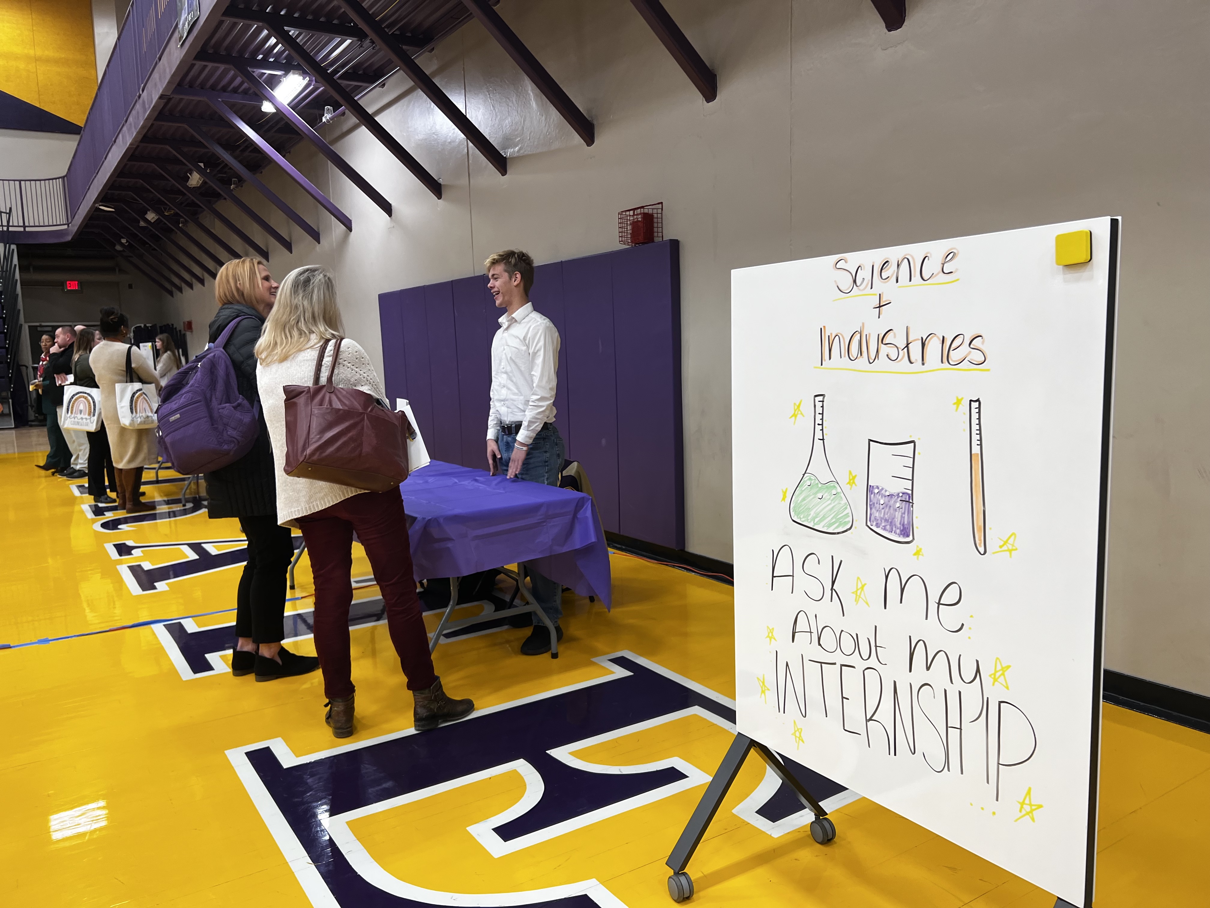 Belton Academies Freshman Career Fair helps freshman explore careers and decide on which academy to pursue.